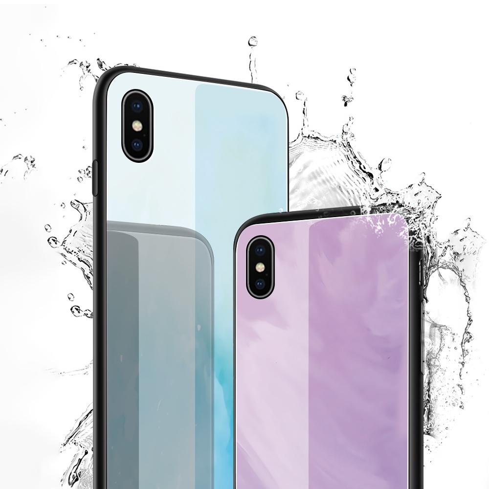 Чехол для телефона из закаленного стекла для iPhone 11 12 13 14 15 16 17 Redmi 10 12 14C Note10 Note14 Xiaomi 11Lite PocoC75 Мягкий край Ударопрочный Гладкий чехол