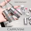 Cappuvini Металлический Тюбик Бархатный Мусс для Губ - Не Сушащий Матовый Нюдовый Стойкий Жидкий Помада Доступный Бархатный Тинт для Губ