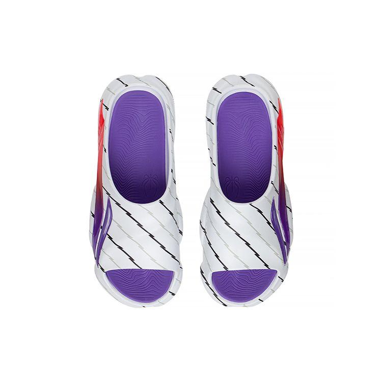 Сандалии мужские Li Ning Flash 8 дышащие износостойкие нескользящие бесшумные сандалии белые фиолетовые красные ABTS009-5