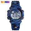 SKMEI Children LED Electronic Digital Watch Stop Watch Clock 2 Time Kids Sport Watches 50M Waterproof Wristwatch For Boys Girls