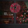 Festive Christmas Decoration Wreath Holiday Decoration Candlestick Garland