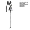 Vintage Dinner Bell Wall Mounted Bell with Birds Indoor Outdoor