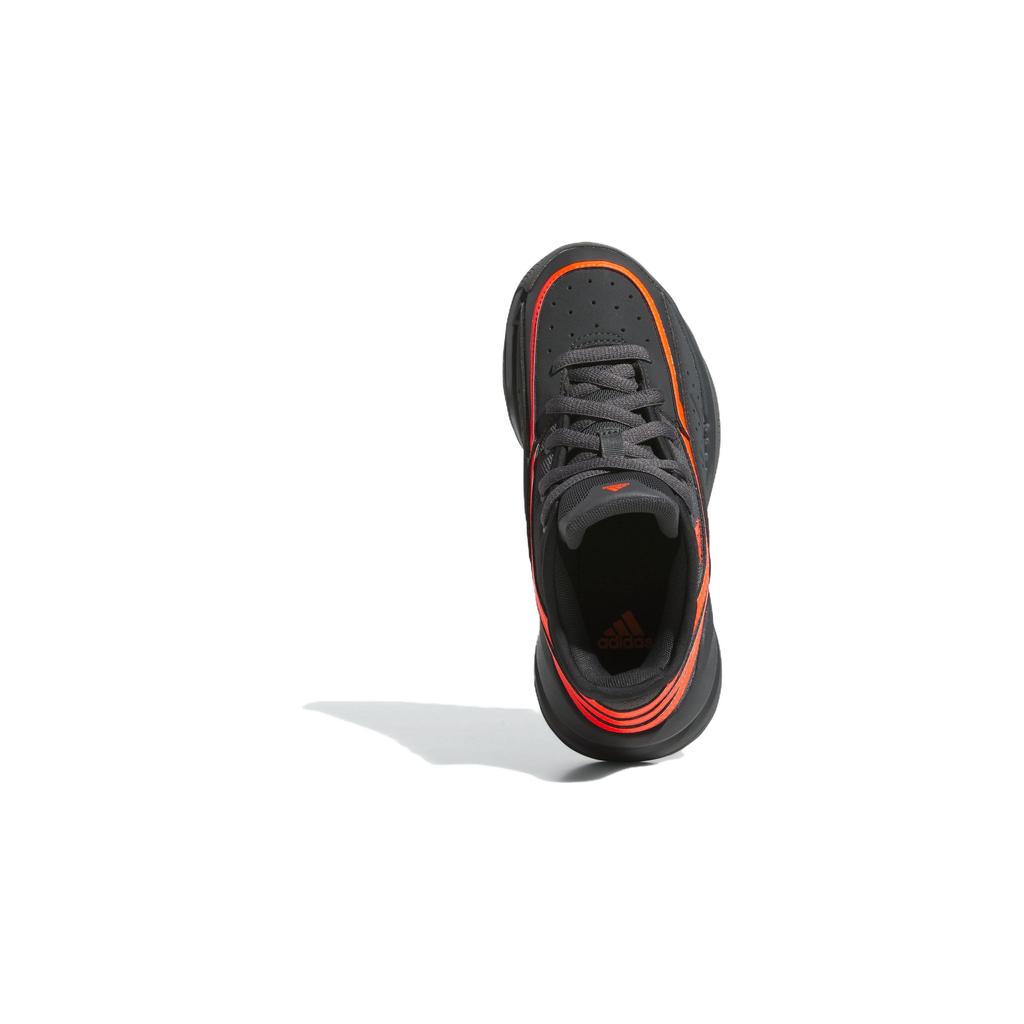 Adidas Кроссовки детские Front Court J Carbon Solar Red, цвет черный серый-шесть ID8600
