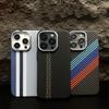 Luxury Thin Carbon Fiber Texture Micro Matte Magnetic Phone Case for iPhone 15 Pro Max 14 Pro 13 12 Shockproof iPhone Cover