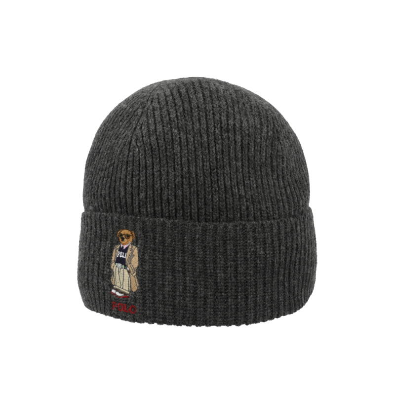 Шапка-бини Polo Ralph Lauren с вышитым мишкой PC1451-032
