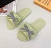 2024 Winter Women's Indoor Casual Slippers Bow Fluffy Shoes Cross Design Slippers Ladies Soft Warm Plush Slippers