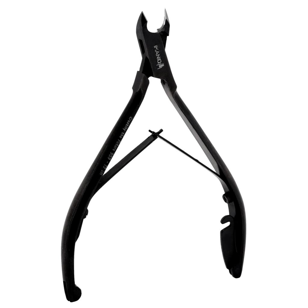 Cuticle Nippers Nail Clippers Cosmetic Scissors Manicure Spa Salon Black