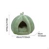 Закрытое гнездо для кошек для домашних животных, дизайн в виде тыквы, съемная палатка для котят и собак