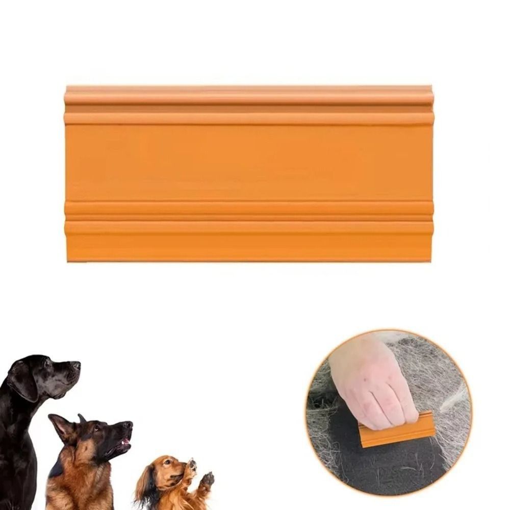 Easy Grip Cat Dog Hair Scraper Reusable Carpet Scraper Durable Pet Hair Remover  for Couch Trimmer