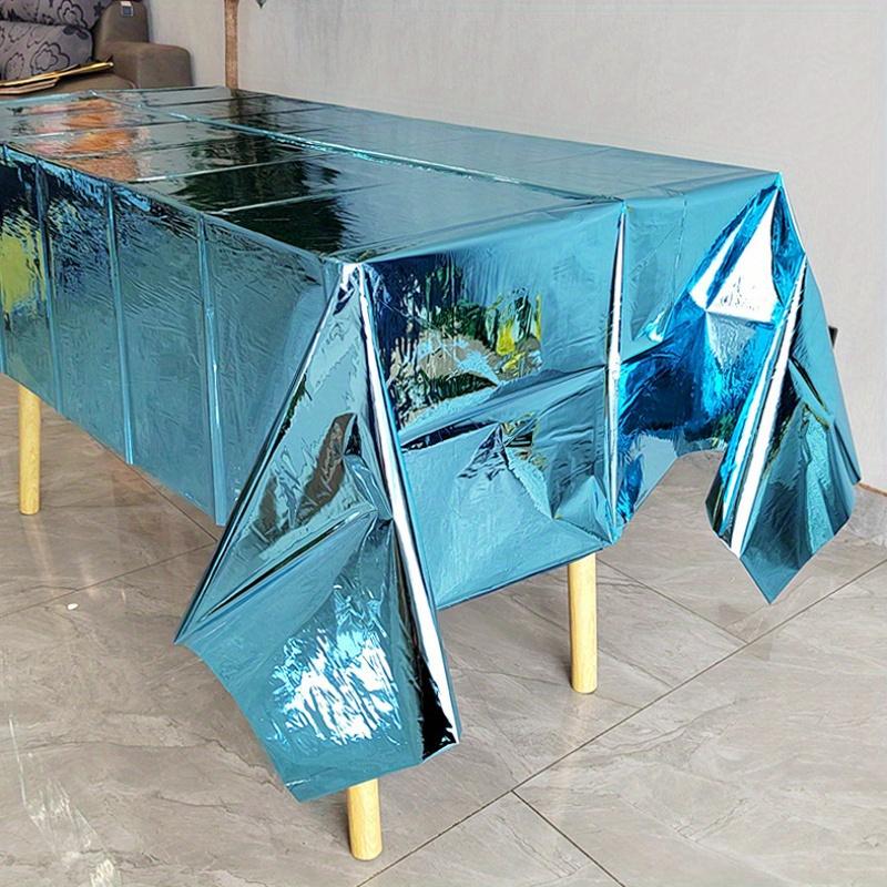 1 шт. алюминиевая пленка для вечеринки по случаю дня рождения одноразовая водонепроницаемая скатерть для реквизита для сцены