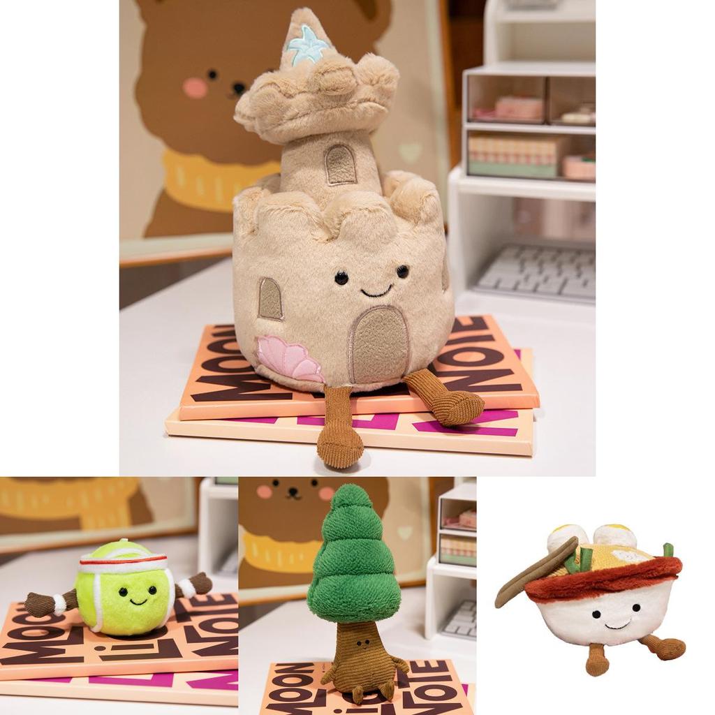 Очаровательная плюшевая игрушка Jc Creative Сосна Рамен Кукла Идеально подходит для праздничного декора и комнаты для девочек