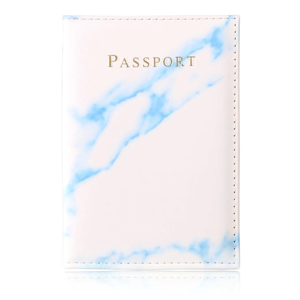 Pu Leather Passport Cover Simple Letter Plane Pattern Men Women Travel Wedding Passport Covers Holder Fashion Wedding Gift