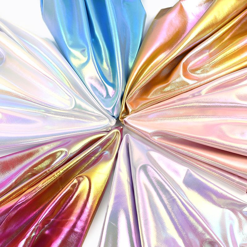 45/90*145cm DIY Sew Accessories Glitter Spandex Stretch Fabrics Colored Elastic Sewing Cloth Dresses Cosplay Decoration Fabric