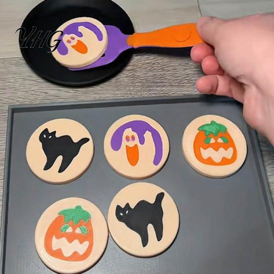 Halloween Cookie Toy Set 3D Printed Toy, Simulated Bakery Food Playset for Kids Interactive Holiday Toys Pretend Play And Seasonal Tabletop Decoration