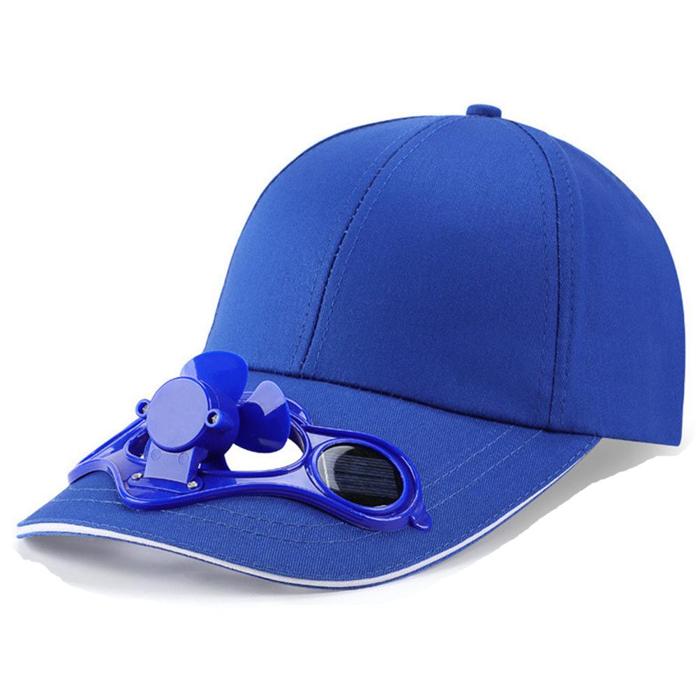 Camping Hiking Outdoor Solar Quick-drying Novelty Travel Hat Sun Visor Fan Baseball Hat Sport Cap
