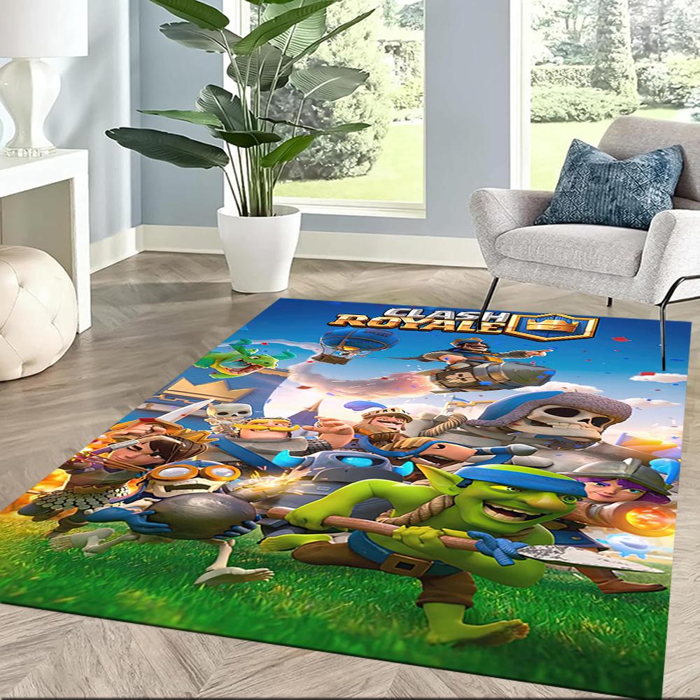 Квадратные ковры из игры Clash Royale — отличный выбор для гостиных, спален, домашнего декора и в качестве подарков.