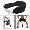 With Chain Thick Neoprene Pull Up Weight Lifting Belt Protector Strap Dipping Belt Waist Support