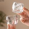 Crystal Glass Black and White Ink Cup Creative Baijiu Cup Foreign Wine Cup Tea Cups Small Capacity Wine Set Home Drinking Set