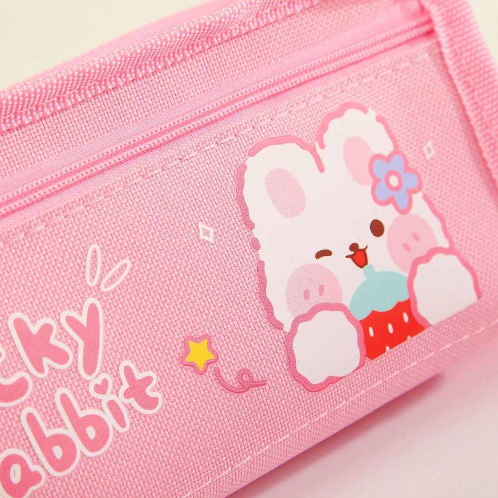 Большой вместительный органайзер для канцелярских принадлежностей, мультяшный пенал, симпатичная сумка для ручек