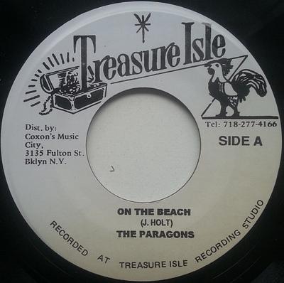 7-дюймовая пластинка PARAGONS / DUKE REID GROUP - On The Beach / Don't Try Me (Вер) НИЧЕГО Остров Сокровищ Ямайка Регги, Ска и Даб Б/У