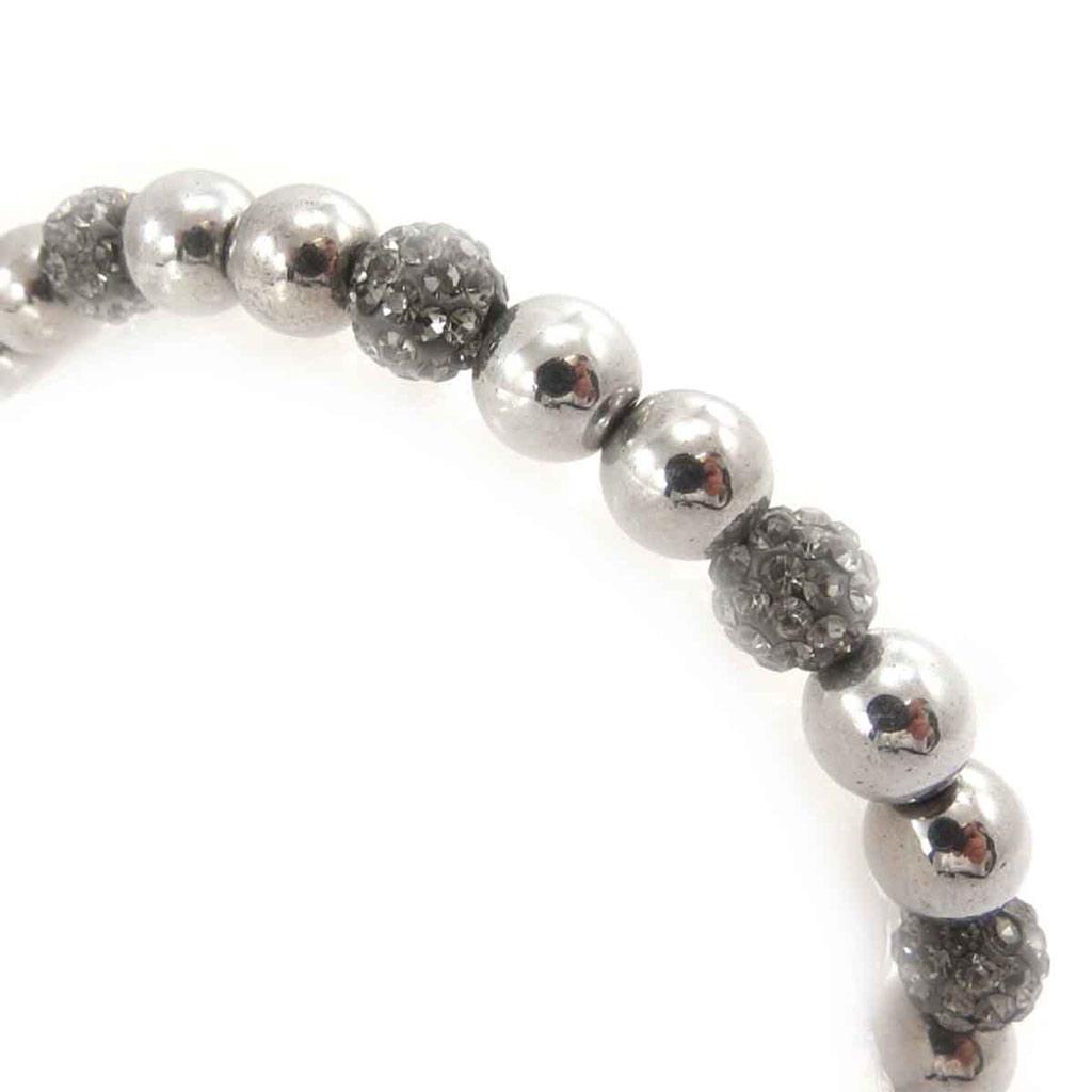 Les Trésors De Lily [J8709] - Серый этнический браслет «Шамбала»