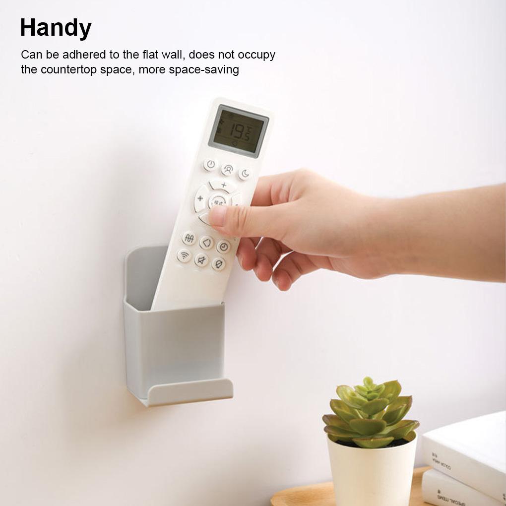 Органайзер для пульта дистанционного управления для гостиной, ванной комнаты, кухни, настенное крепление, держатель для пульта управления с отверстием для зарядки, для отеля