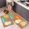 Kitchen Floor Bathroom Mat Anti-slip Laundry Room Mat Bedroom Carpet Living Room Floor Mat