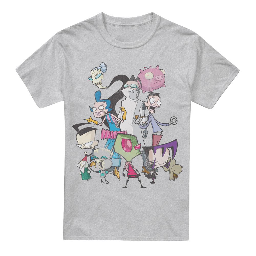Invader Zim Mens Group Shot T-Shirt
