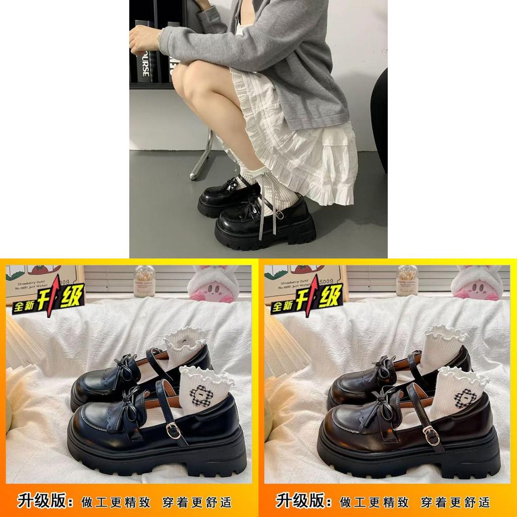 Mary Jane Shoes For Women With Platform Thick Heel Fall Casual Footwear