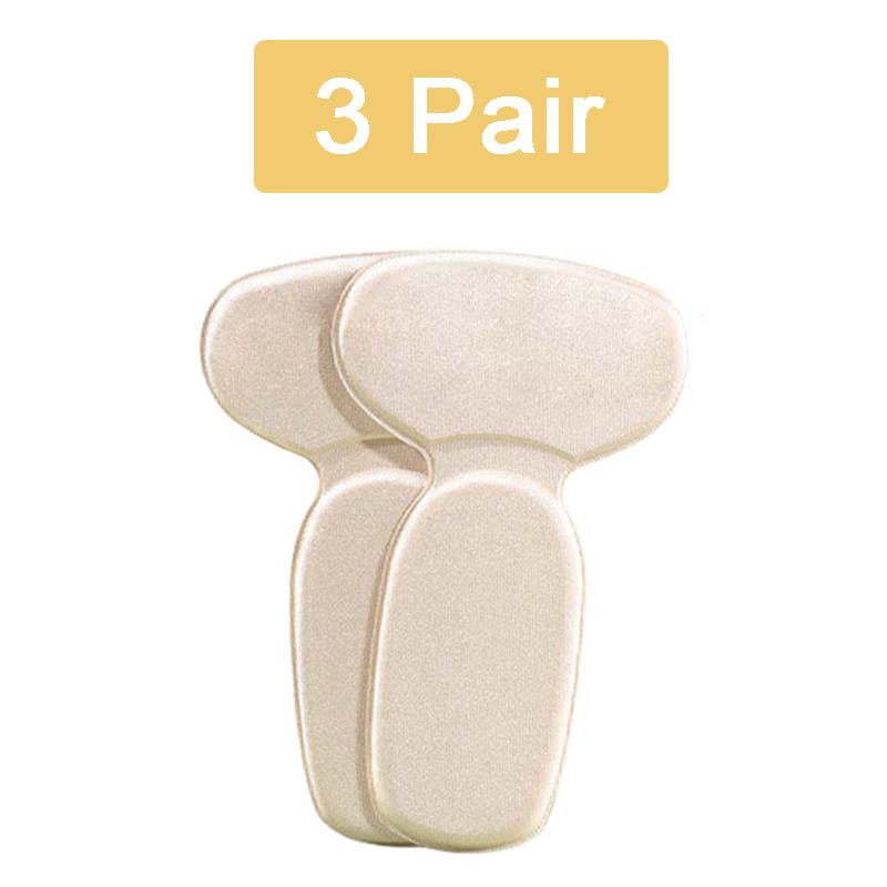 3 пары полустелек для женщин, высокие каблуки, облегчение боли в пятке, вкладыши, наклейки для спины, подушечки, защита для ног