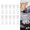 10Pcs Vertical Blind Stem Replacement White Stems for Window Blinds Repair and Curtain Accessories