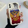 Ae96 Эмблема России дизайн флага искусство Защитные чехлы для телефонов для Samsung S23 S24 Ultra A55 A14 A25 Infinix Hot 40 Pro Tecno Spark 20C Wave Задняя крышка из ТПУ