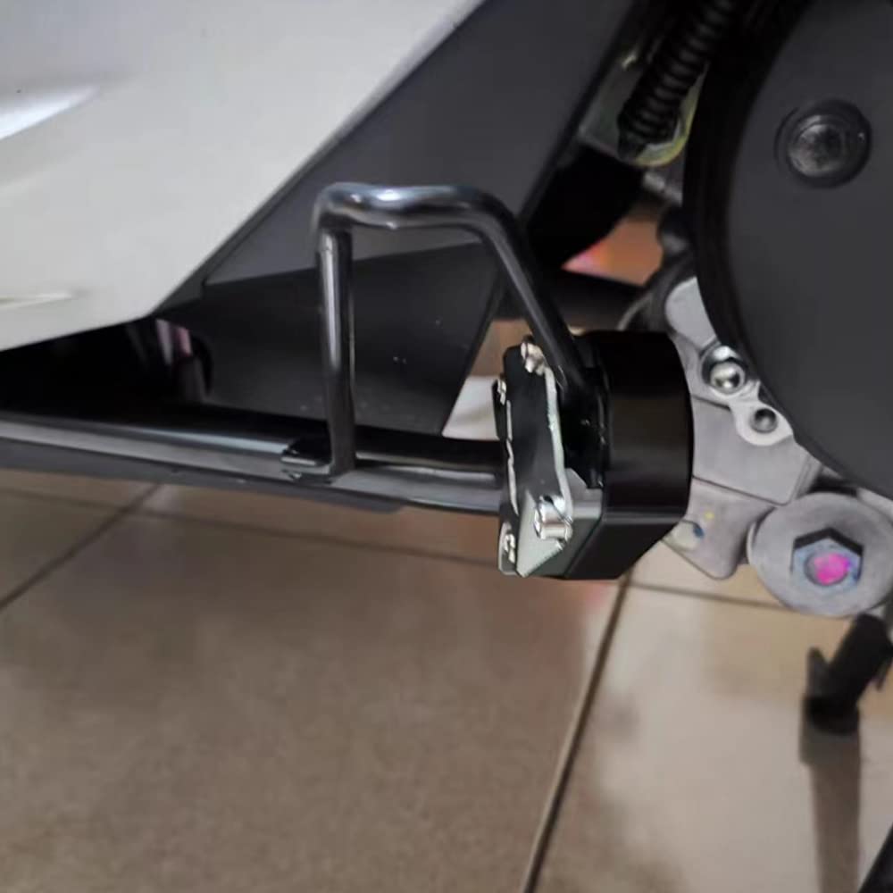 Пластина-удлинитель боковой подножки для мотоцикла Honda ADV160 ADV 160 2022-2023 2024 2025 (Серый)