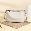 The First Layer of Cowhide Bag Women's New Simple Temperament Versatile Medium Mother Bag Large Capacity Shoulder Messenger Bag