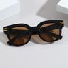 Сексуальные квадратные солнцезащитные очки для женщин, брендовый дизайнерский модный роскошный оттенок, UV400, черные очки, мужские винтажные солнцезащитные очки