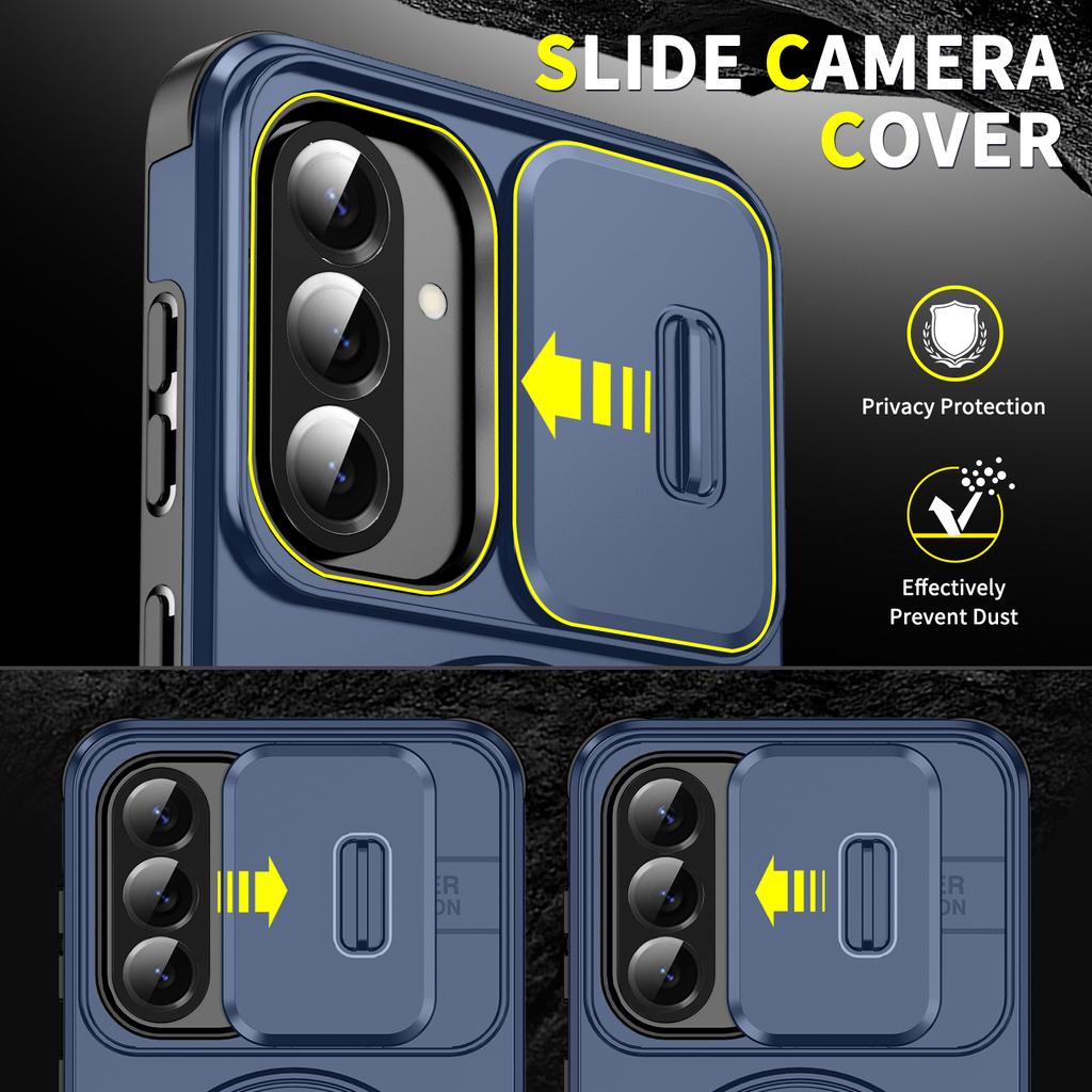 Подставка Чехлы для телефонов Противоударный чехол для Samsung Galaxy A17 5G S25 FE A56 A16 A36 A55 A35 A15 S24 S23 Ultra S22 S21 Plus