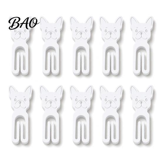 Portable Stationery Tools 10Pcs 3D Printed French Bulldog Chip Clip, Cute Food Bag Clips Office Supplies for Home Snacks, Resealable Kitchen