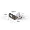 Bracket Studs Pegs Shelf Support Peg Cabinet Furniture Home Silver Stronge Support 16.5x16x12.8cm 20Pcs 6mm Hard