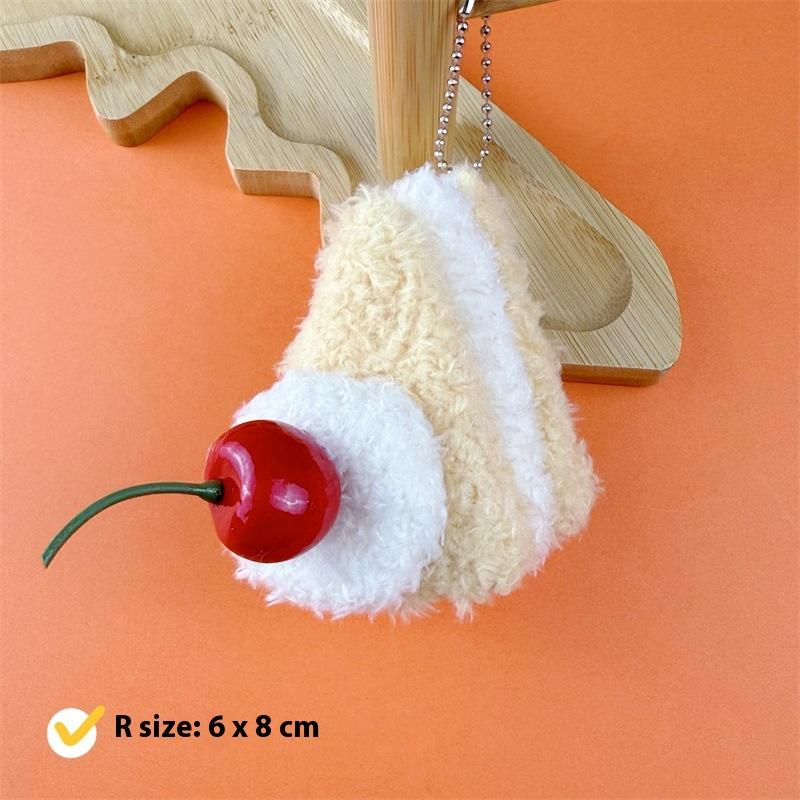 Мультяшный Плюшевый Гамбургер Торт Сэндвич Брелок Имитация Еды Брелок Подвеска на Сумку Креативное Украшение для Рюкзака Подарки