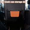 Car Trash Bin Leak-Proof Automotive Interior Rubbish Can Large Capacity Multipurpose Trash Bin for Automotive RV Truck Sedan