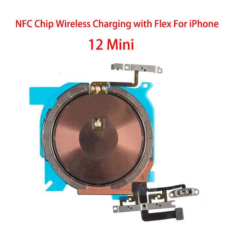 Wireless Charging Chip Coil NFC With Volume Flex For iPhone 11 Pro Max 12 13 14 X XS XR Charger Panel Sticker