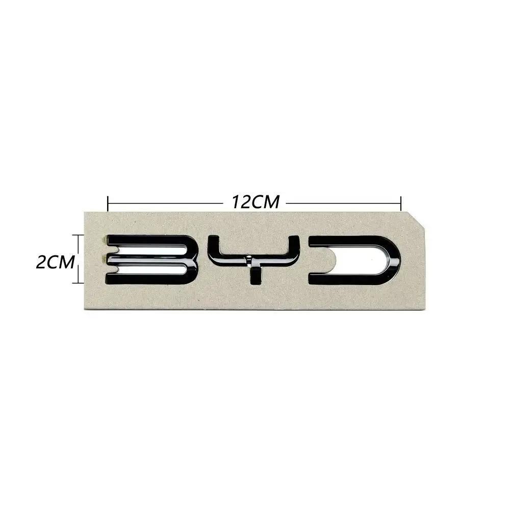 3D Хромированный Черный Логотип ABS Буквы Значок BYD Наклейка Наклейка На Багажник Автомобиля Для BYD SEAL QIN HAN SONG Plus ATTO3 SEAL U Аксессуары