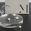 modernlike 14k gold-filled silver modern pearl earrings