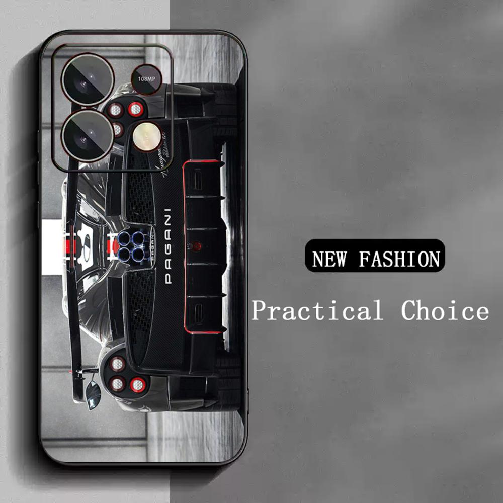 Super cool sports car poster pattern Phone Case For Redmi Note 14 13 12 11 Pro Plus S 5G 14C A3 Soft Black Phone Cover