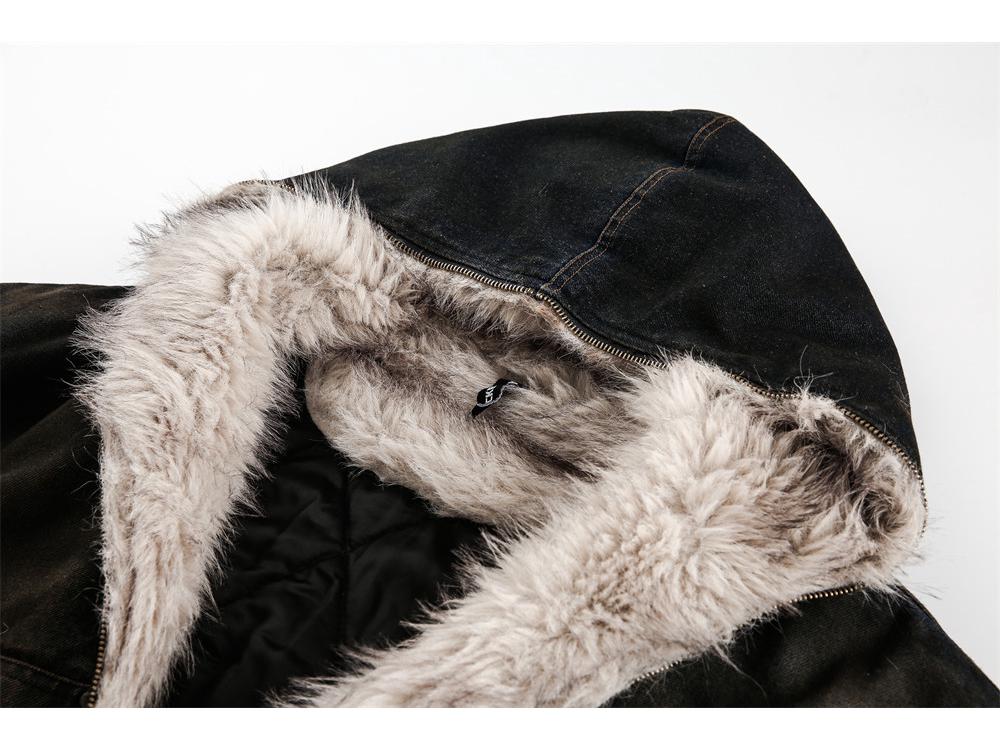 Men's Trendy Hooded Winter Outerwear with Pocket Details