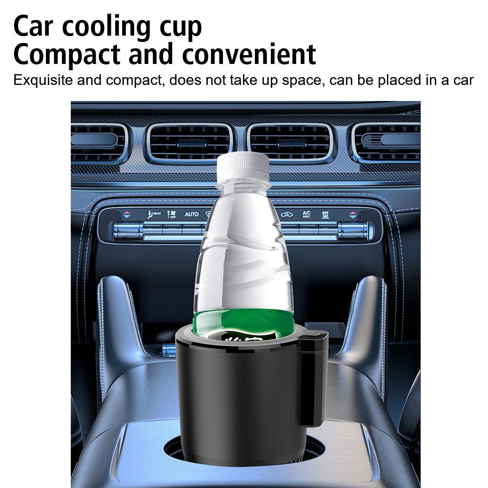 Smart Cup Heat Preservation Car Cooling Heating Cup Holder DC 12V Water Warmer Bottle Portable Rapid Refrigeration Kettle