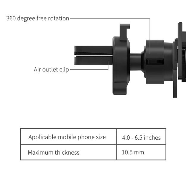 New Bat Car Mobile Phone Holder Car Air Outlet Mobile Phone Stand Unique Shaped Car Phone Holder Firmly Fixed