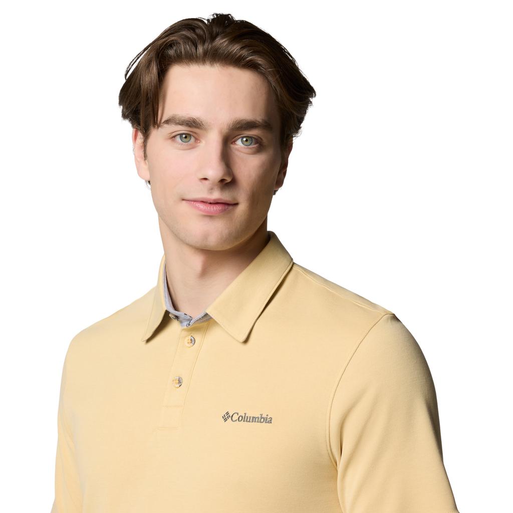 Columbia Nelson Point Polo, Mens Yellow T-shirts