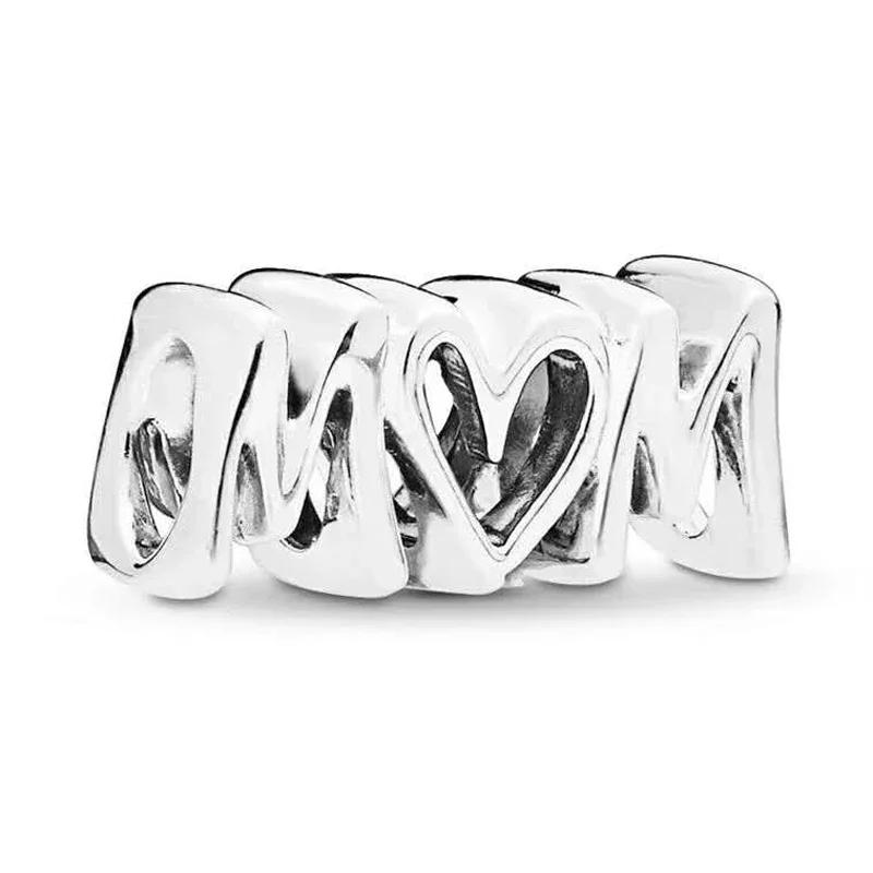 Новые бусины «Любовь, папа, бабушка, мама, сестра, лучшие друзья», подходят для браслета и браслета «сделай сам», для женщин, изготовление ювелирных изделий, Прямая поставка