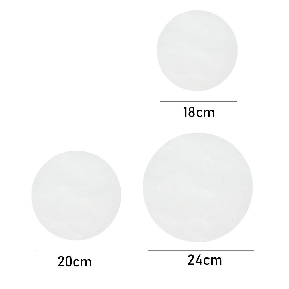 100 шт. термостойкая круглая пергаментная бумага для выпечки печенья бумажный вкладыш антипригарный коврик для пароварки